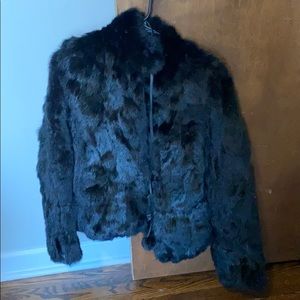 Wilson’s Leather Maxima Rabbit Fur Coat size Small